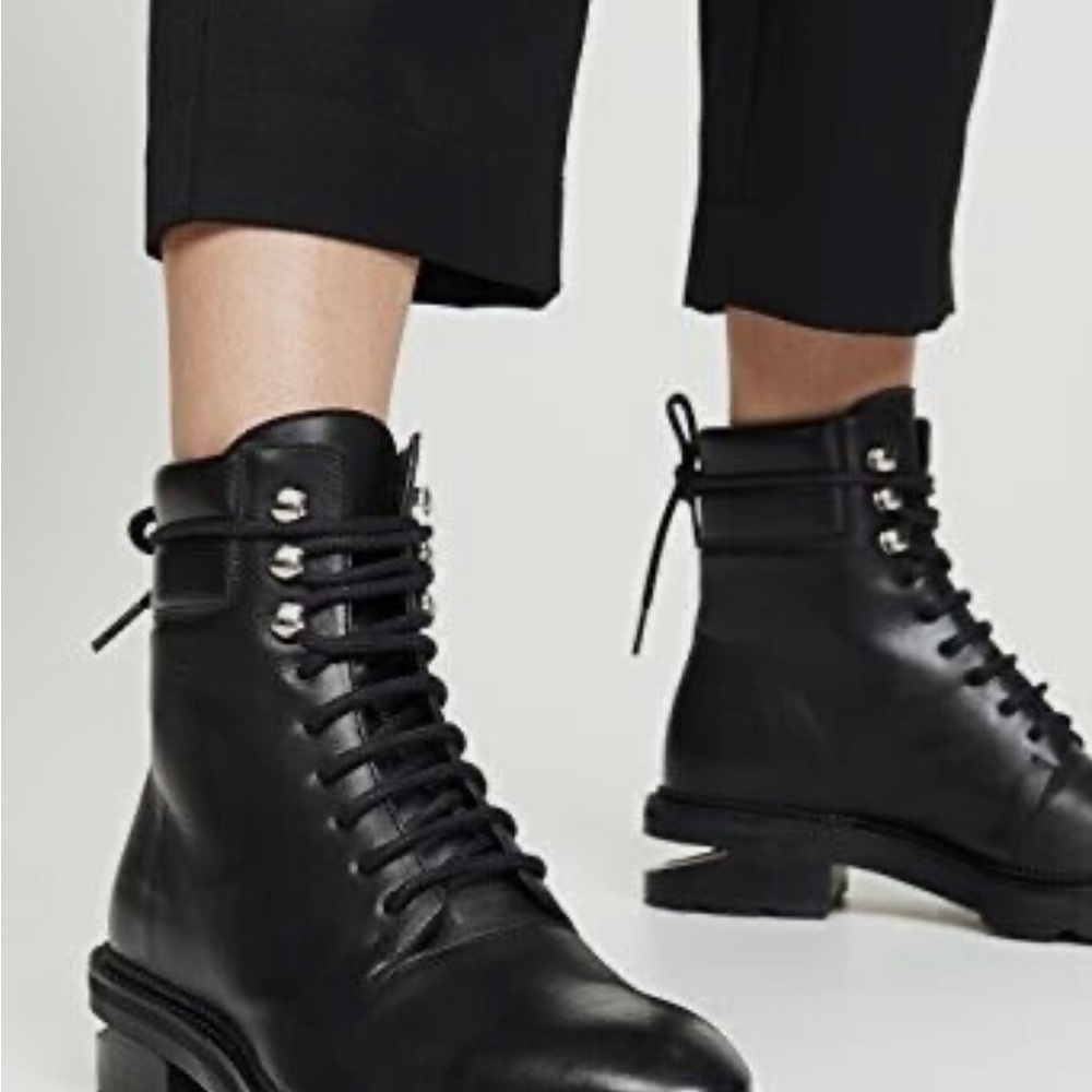 Alexander Wang Black Leather Women's Andy Boots